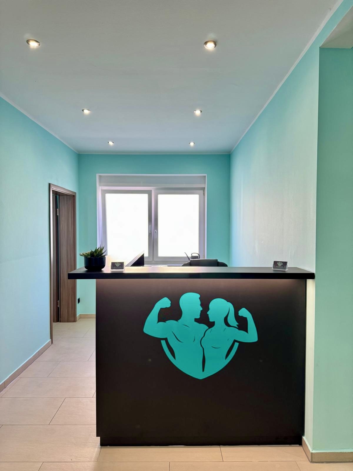 Empfangsbereich der PhysioHelden Praxis in Gütersloh-Friedrichsdorf